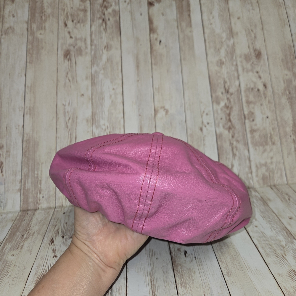 Vintage Wilsons Leather pink genuine leather newsboy cap 💕 - Picture 6 of 16